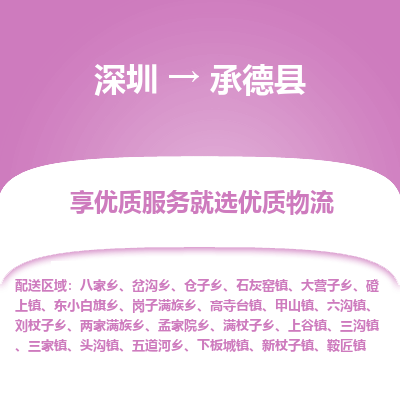 深圳到承德縣貨運(yùn)公司_深圳到承德縣貨運(yùn)專線