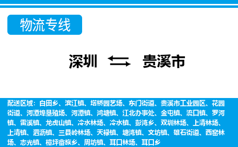 深圳到貴溪市物流專線-深圳至貴溪市貨運(yùn)公司