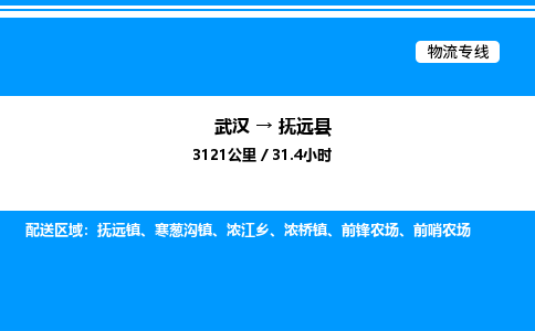 武漢到撫遠(yuǎn)縣物流專線-武漢至撫遠(yuǎn)縣貨運(yùn)公司